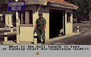 Gunboat for Amiga - Copy protection screen.