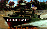 Gunboat for Amiga - Title screen.