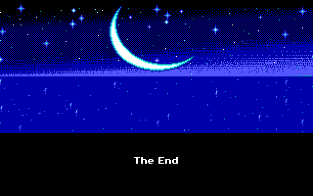 Loom IBM PC/Compatibles Screenshot: The end!