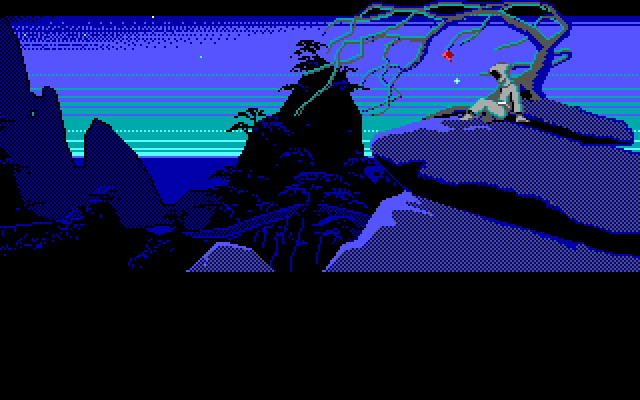 Loom IBM PC/Compatibles Screenshot: The starting location.