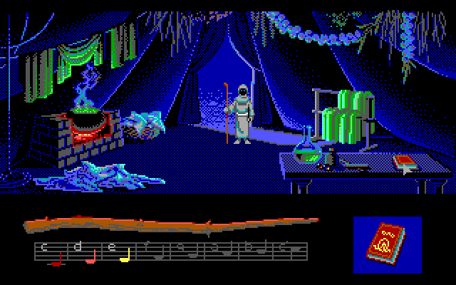 Loom IBM PC/Compatibles Screenshot: Another room to explore...