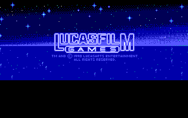 Loom IBM PC/Compatibles Screenshot: Lucasfilm Games logo.