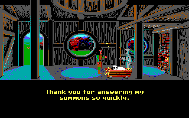 Loom IBM PC/Compatibles Screenshot: The conversation continues...