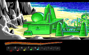 Loom for IBM PC/Compatibles - You can enter this city from the left or right...