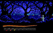 Loom for IBM PC/Compatibles - Entering a dark forest...