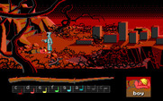 Loom for IBM PC/Compatibles - A boy is sleeping here...