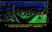 Loom for IBM PC/Compatibles - The bishop reveals his evil plot...