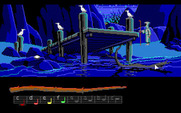 Loom for IBM PC/Compatibles - At the dock...time to leave this island!
