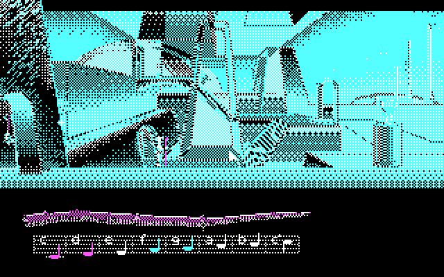 Loom IBM PC/Compatibles Screenshot: Where should I head from here?