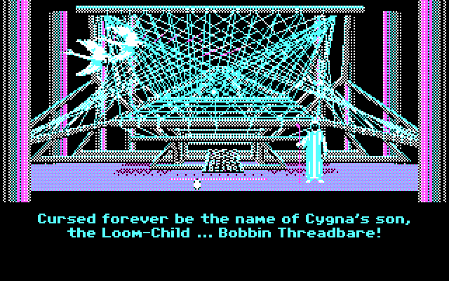 Loom IBM PC/Compatibles Screenshot: The great loom...