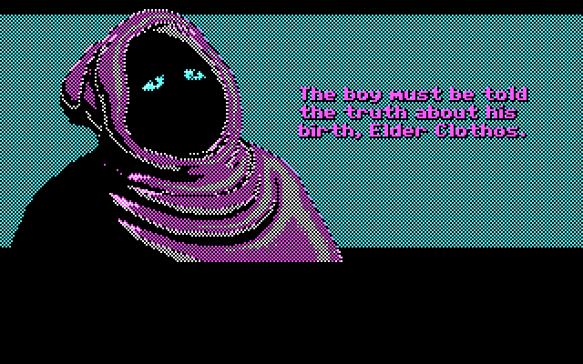 Loom IBM PC/Compatibles Screenshot: The truth must be told!