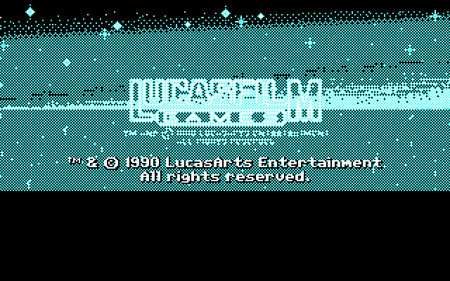 Loom IBM PC/Compatibles Screenshot: Lucasfilm Games logo.