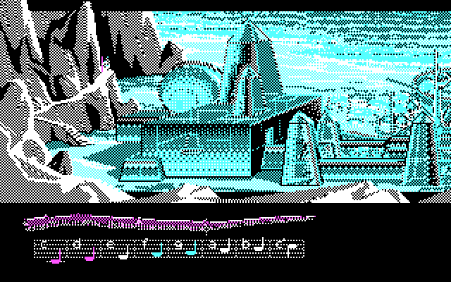 Loom IBM PC/Compatibles Screenshot: The crystal city!