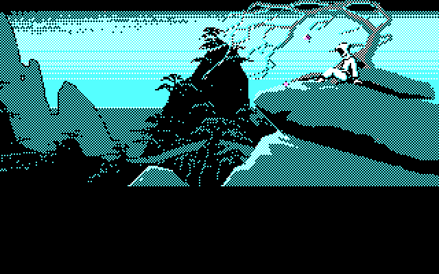 Loom IBM PC/Compatibles Screenshot: The starting location.