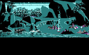 Loom for IBM PC/Compatibles - A view of the island...