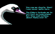 Loom for IBM PC/Compatibles - Talking with the swan...