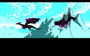 Loom for IBM PC/Compatibles - Caught by a dragon!