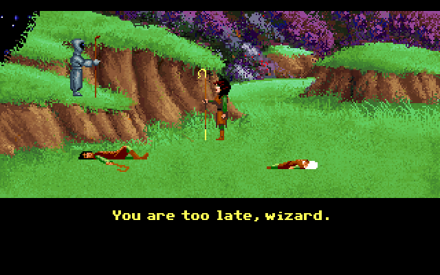 Loom IBM PC/Compatibles Screenshot: I'm too late...is there anything I can do?