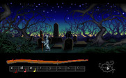 Loom for IBM PC/Compatibles - The graveyard on Loom Island.