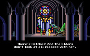 Loom for IBM PC/Compatibles - The Elders talk with Hetchel.