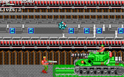 Super Contra for IBM PC/Compatibles - A large tank appears!