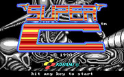 Super Contra for IBM PC/Compatibles - Title screen.