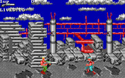 Super Contra for IBM PC/Compatibles - Game start.
