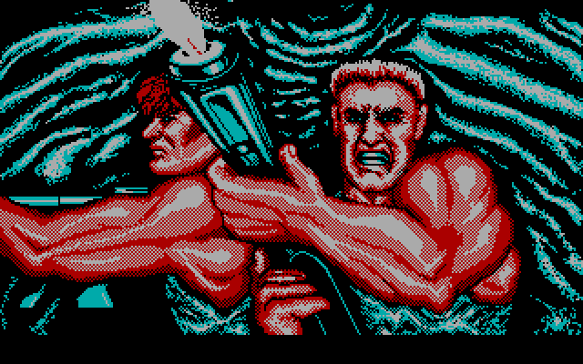 Super Contra IBM PC/Compatibles Screenshot: Time for battle!