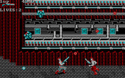 Super Contra for IBM PC/Compatibles - Attacked from multiple directions at once...