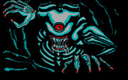 Super Contra for IBM PC/Compatibles - Not sure what this alien is, but it looks dangerous!