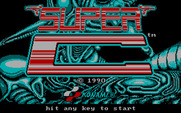 Super Contra for IBM PC/Compatibles - Title screen.