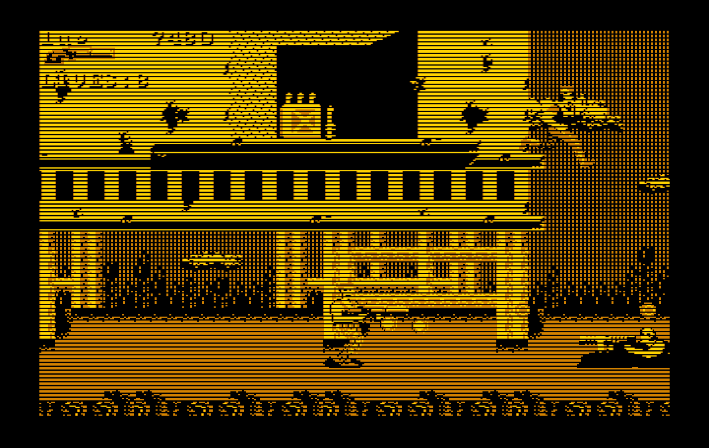 Super Contra IBM PC/Compatibles Screenshot: You'll need to jump and duck enemy fire...