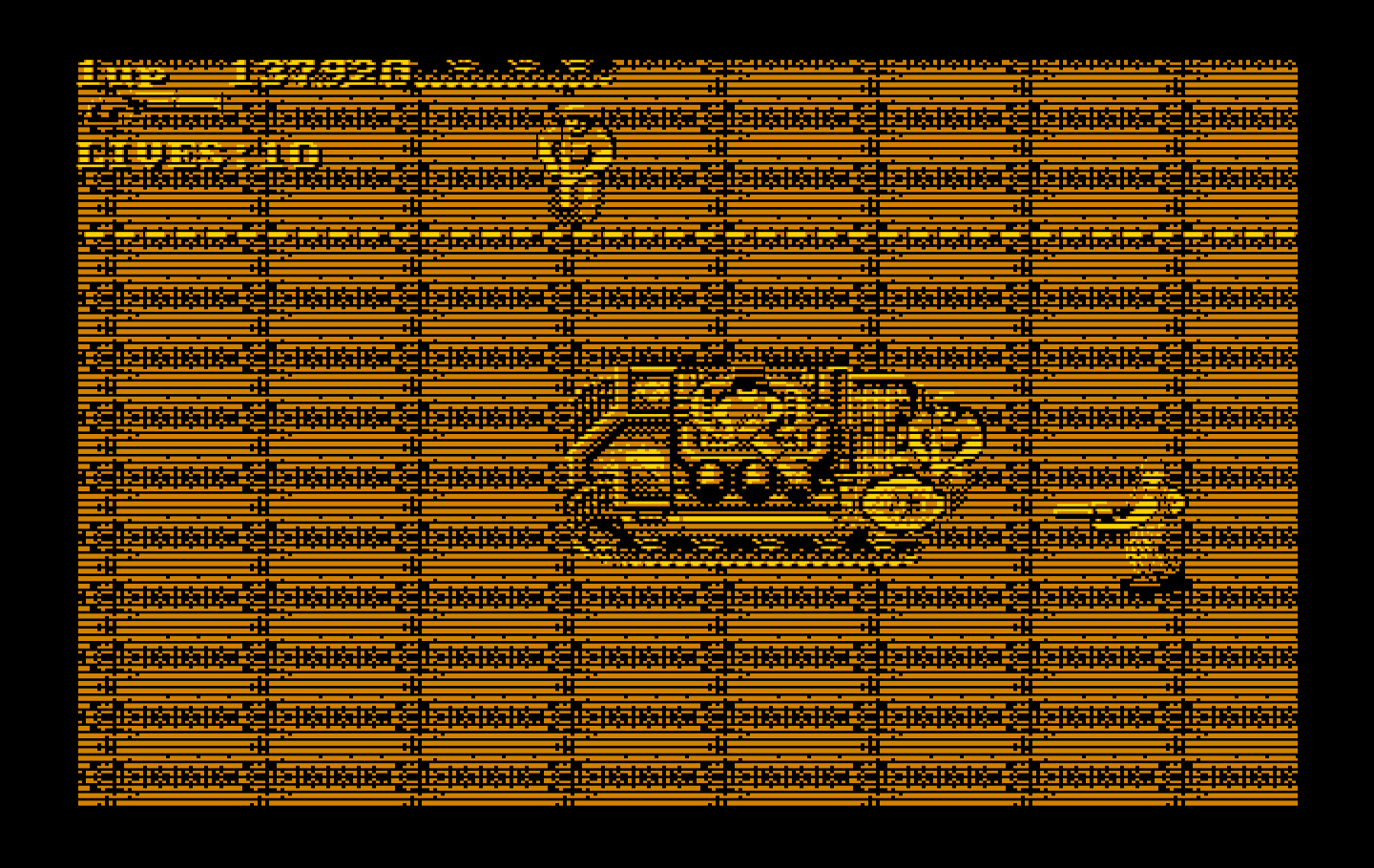 Super Contra IBM PC/Compatibles Screenshot: Attacking a tank...