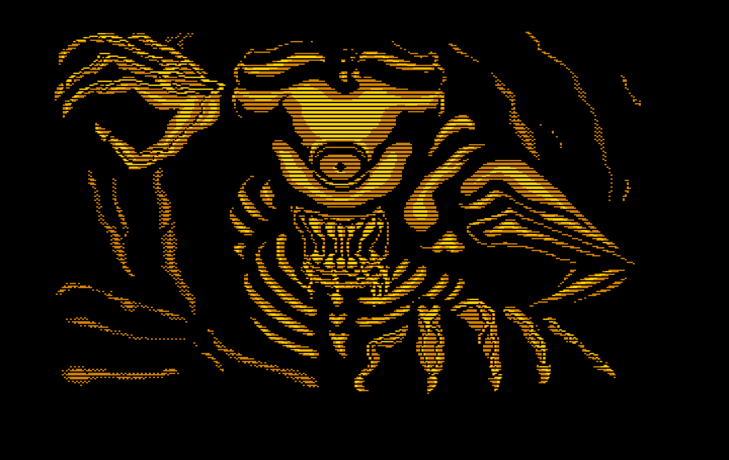 Super Contra IBM PC/Compatibles Screenshot: A dangerous looking opponent indeed!