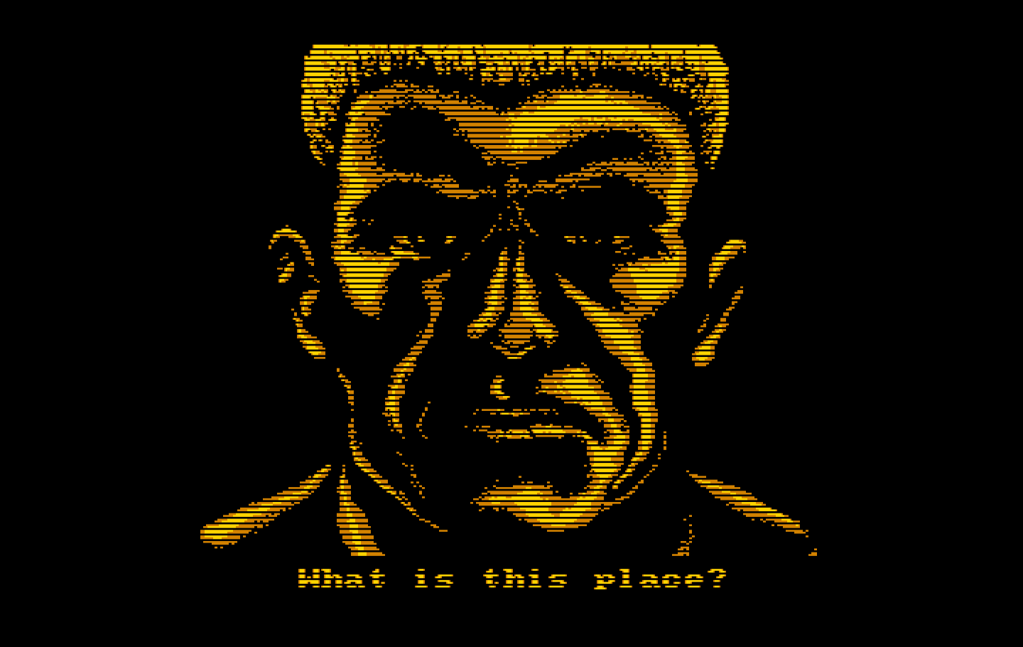 Super Contra IBM PC/Compatibles Screenshot: This can't be good...