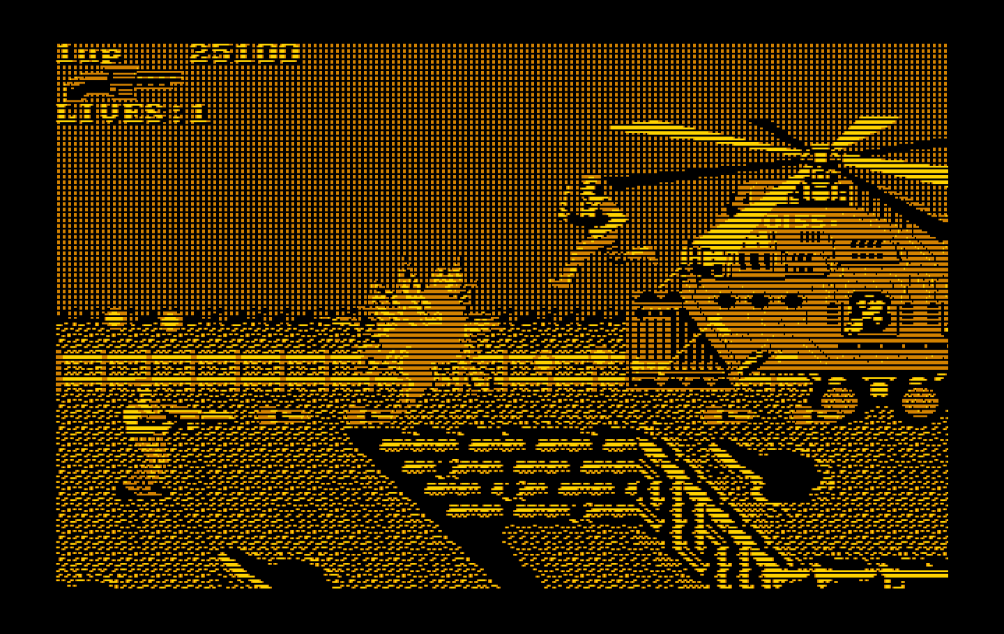 Super Contra IBM PC/Compatibles Screenshot: Numerous men appear if you don't destroy this opponent fast enough...