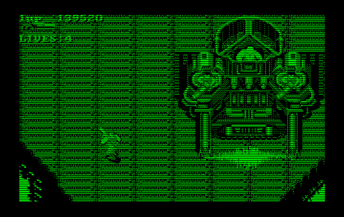 Super Contra IBM PC/Compatibles Screenshot: A large end of level boss...run away!