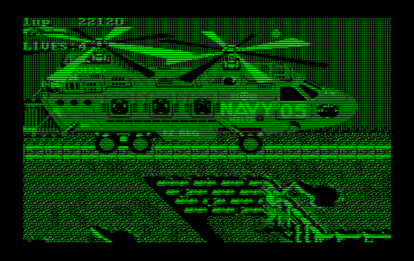 Super Contra IBM PC/Compatibles Screenshot: A very large helicopter arrives...