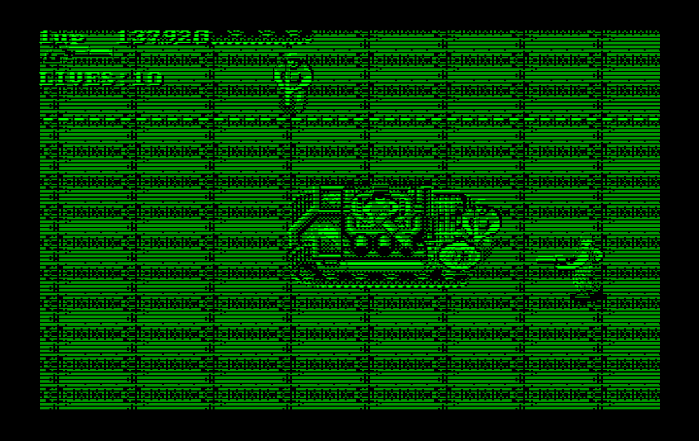 Super Contra IBM PC/Compatibles Screenshot: Attacking a tank...