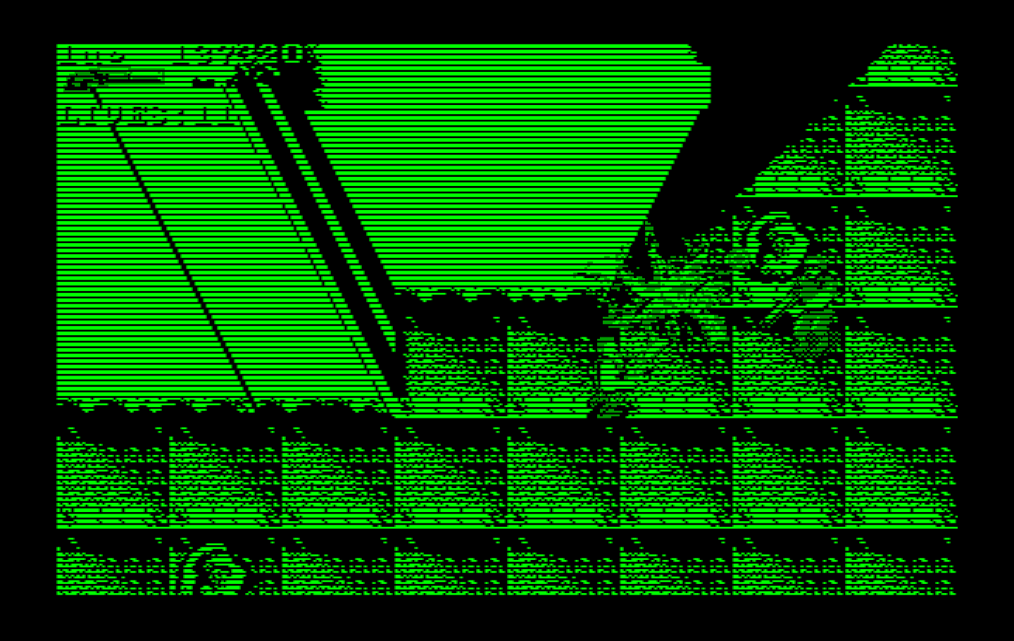 Super Contra IBM PC/Compatibles Screenshot: Start of level 2.