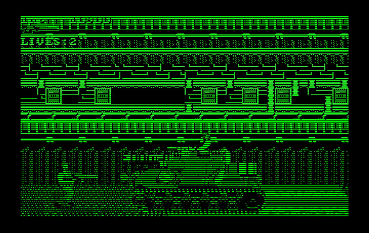 Super Contra IBM PC/Compatibles Screenshot: A large tank attacks!