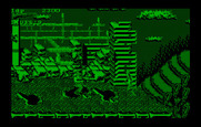 Super Contra for IBM PC/Compatibles - The varied terrain can sometimes present a challenge...