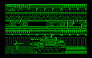 Super Contra for IBM PC/Compatibles - A large tank attacks!