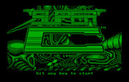 Super Contra for IBM PC/Compatibles - Title screen.