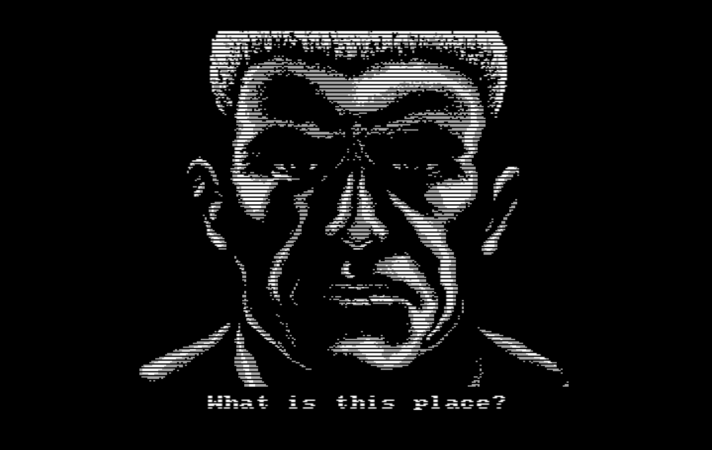 Super Contra IBM PC/Compatibles Screenshot: This can't be good...