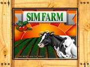 SimFarm for IBM PC/Compatibles - Title screen.