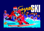 Downhill Challenge for Amstrad CPC - Loading screen.
