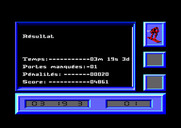 Downhill Challenge for Amstrad CPC - Race results...