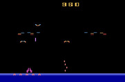 Demon Attack for Atari 2600 - More demons arrive after a few are destroyed...