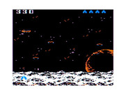 Demon Attack for TRS-80 Color Computer - Some demons split into two smaller ones when shot.